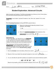 Answers To Gizmo Student Exploration Circuits Ebook PDF