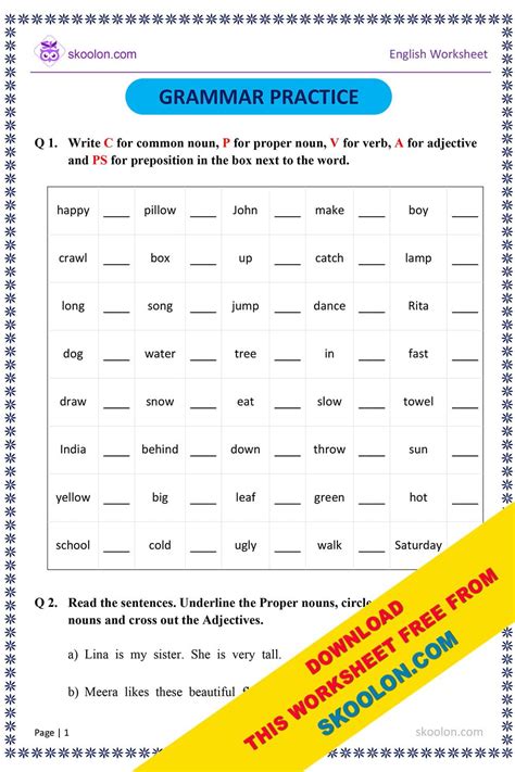 Answers To Grammar Worksheets Jimdo Doc