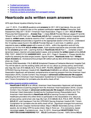 Answers To Heartcode Pals Scenarios pdf Doc