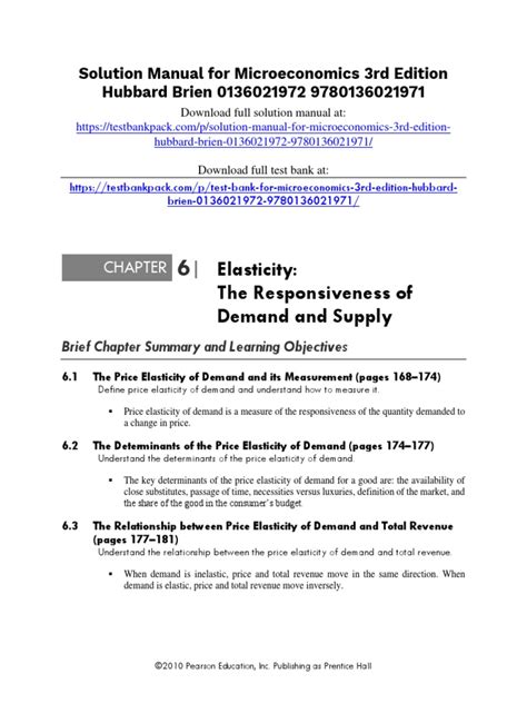 Answers To Hubbard Microeconomics Reader