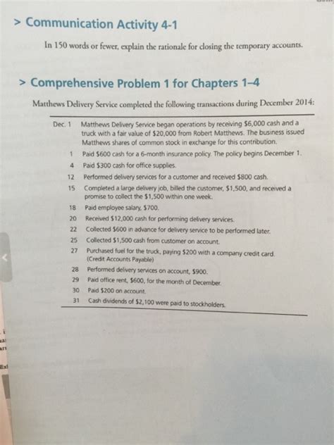 Answers To Integrated Accounting Comprehensive Problem 1 Reader