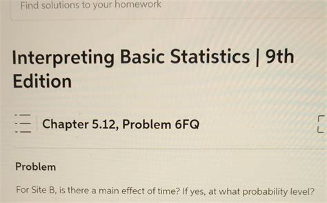 Answers To Interpreting Basic Statistics PDF