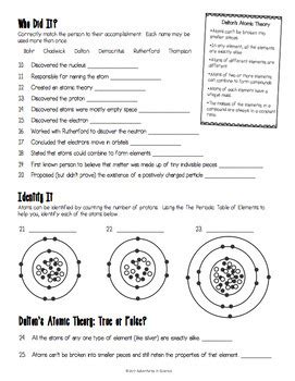 Answers To Introduction Atoms Worksheet Epub