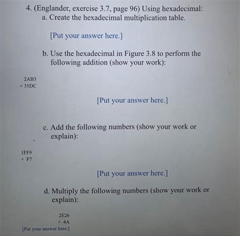 Answers To Irv Englander Exercise Sol PDF