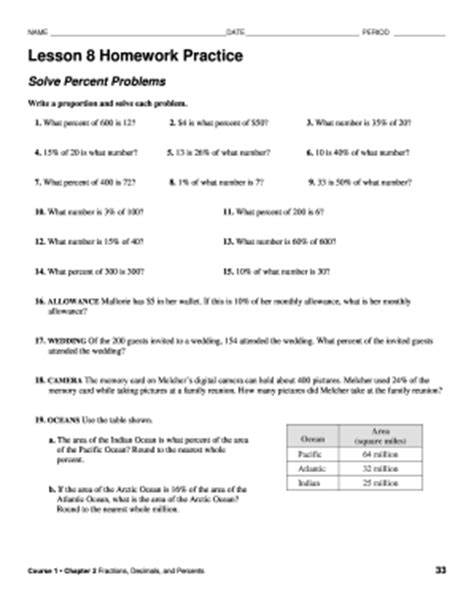 Answers To Lesson 8 Homework Practice Kindle Editon