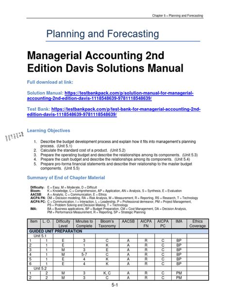 Answers To Managerial Accounting Davis Second Edition Epub