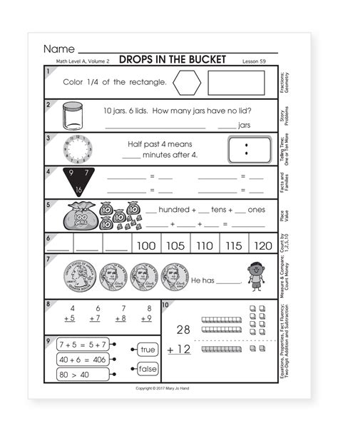 Answers To Math Drops In The Buckets PDF