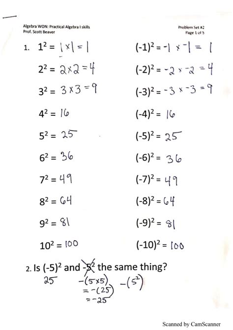 Answers To Math Equations PDF