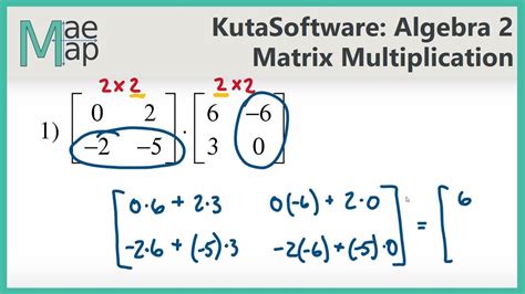 Answers To Multiplying Matrices Algebra 2 Epub