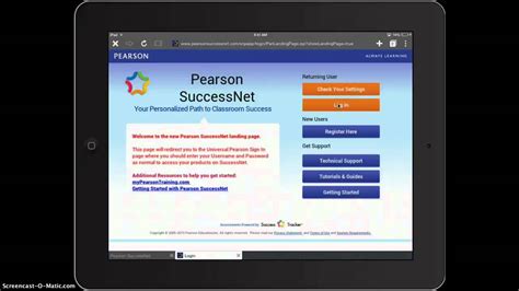 Answers To Pearson Success Net Doc