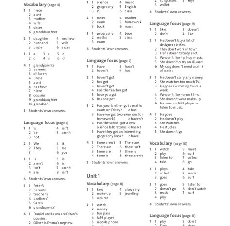 Answers To Plazas 4e PDF