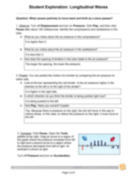 Answers To The Longitudinal Waves Gizmo Reader
