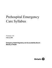 Answers To The Prehospital Emergency Care Syllabus Epub