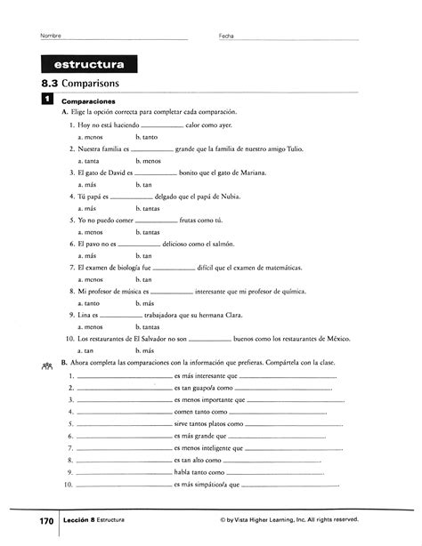 Answers Vhlcentral Spanish Leccion 10 Epub