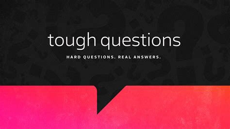 Answers to Tough Questions Kindle Editon