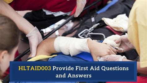 Answers to first aid hltaid003 Ebook Doc