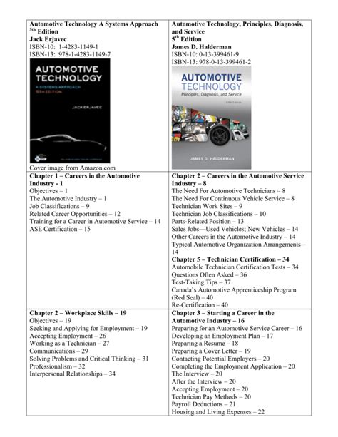 Answers to fourth edition automotive technology quizes Ebook PDF