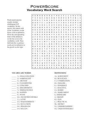 Answersheet Powerscore Vocabulary Word Search Epub