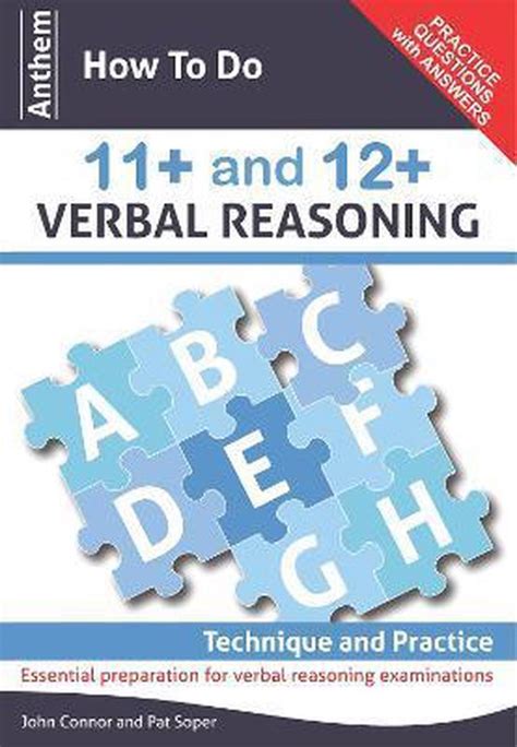 Anthem How To Do 11+ and 12+ Verbal Reasoning Technique and Practice 1st Edition Reader