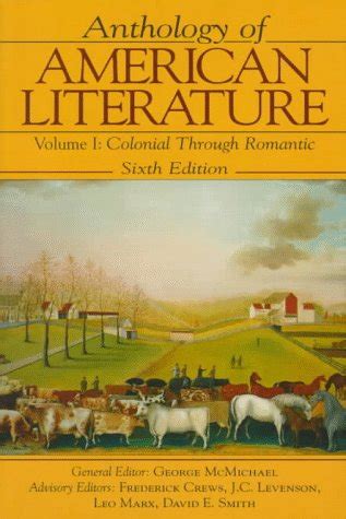 Anthology of American Literature Vol I Colonial Through Romantic Epub