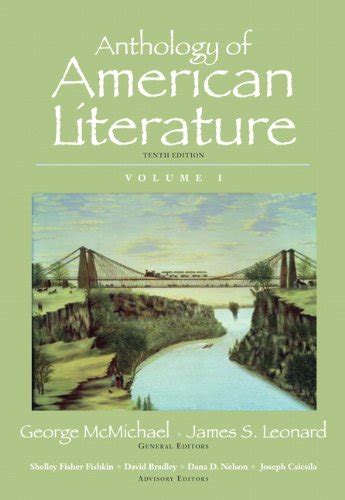 Anthology of American Literature Volume I 10th Edition Reader