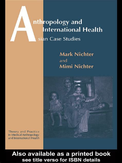 Anthropology and International Health South Asian Case Studies Epub