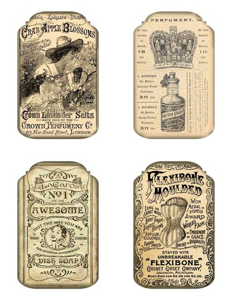 Antique Label Template