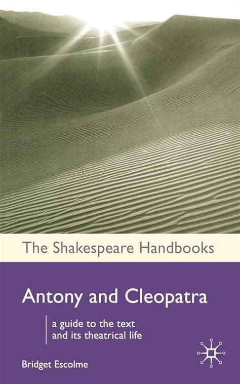 Antony and Cleopatra Shakespeare Handbooks
