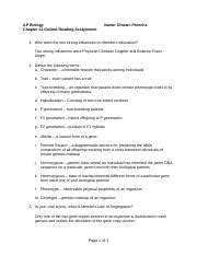 Ap Biology Chapter 11 Guided Reading Assignment Answers Epub