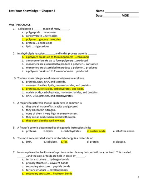 Ap Biology Chapter 15 Guided Reading Answers Doc