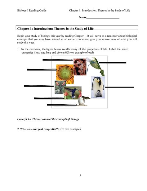 Ap Biology Reading Guide Chapter 1 Answers PDF