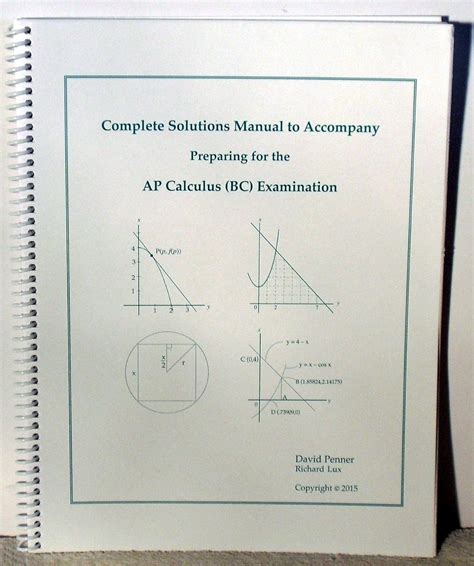 Ap Calculus Bc Examination Eighth Edition Solutions Doc