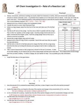 Ap Chemistry Kinetics Lab Answers Reader