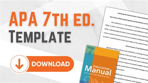 Apa 7th Edition Template Free Download