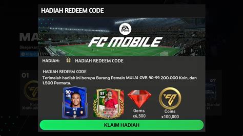 Apa Itu Kode Redeem FC Mobile?