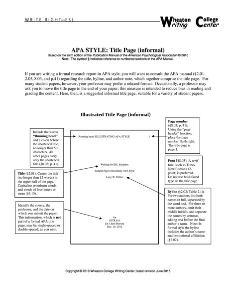 Apa Style Template Word