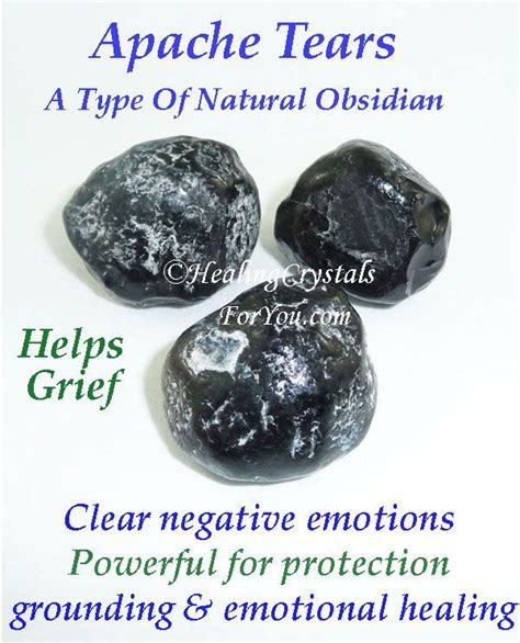 Apache Tear Obsidian: A Stone of Grief, Healing, and Protection