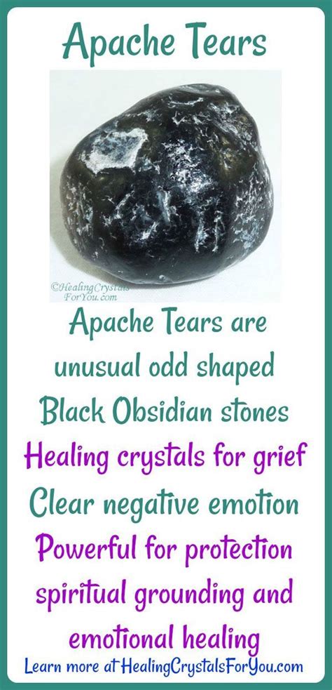 Apache Tears Spiritual Meaning: A Guide to the Healing Stone of Grief