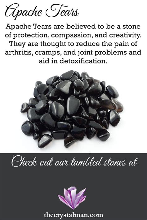 Apache Tears Stone: Unveiling the Enigmatic Black Obsidian's Healing and Transformative Powers