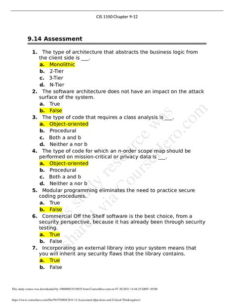 Apes Critical Thinking Answers 9 Kindle Editon