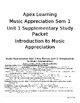 Apex Music Appreciation Semester 1 Answers Epub