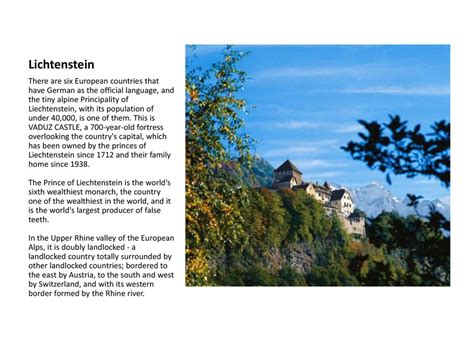 Aph Liechtenstein: The Tiny Alpine Principality with a Remarkable History