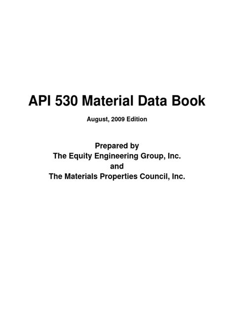 Api Rp 530 Pdf Epub