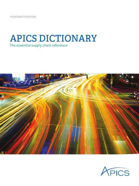 Apics Dictionary Ebook Doc