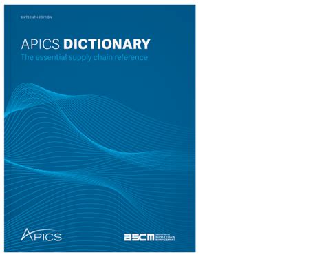 Apics Dictionary Ebook Doc