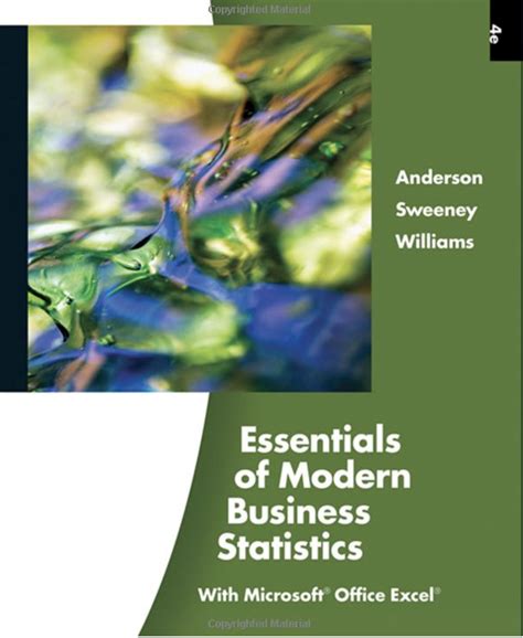 Aplia 1 term Printed Access Card for Anderson Sweeney Williams Essentials of Modern Business Statistics 5th Doc