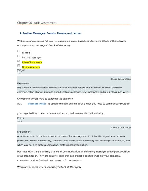 Aplia Chapter 9 Test Answers Reader