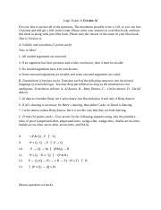 Aplia Logic Exam 2 Answers Reader