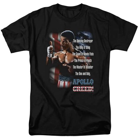 Apollo Creed Shirt: Embodying Boxing Legacy and Style