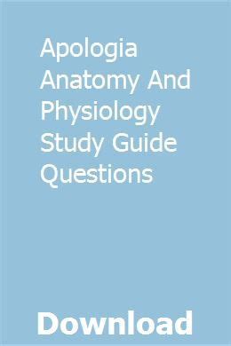 Apologia Anatomy Study Guide Answers Ebook Epub